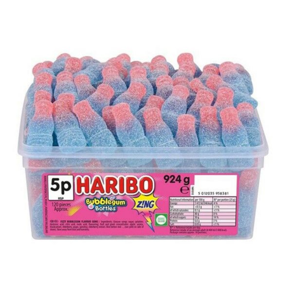 Haribo Bubblegum Bottles Zing – 120PK
